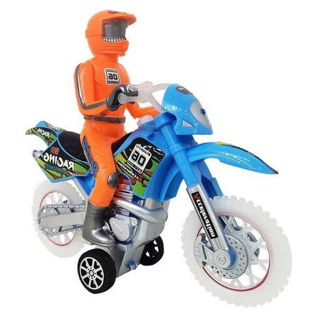 Moto Com Fricção Luz E Som De Corrida Com Boneco - Dm Toys - Caminhões,  Motos e Ônibus de Brinquedo - Magazine Luiza