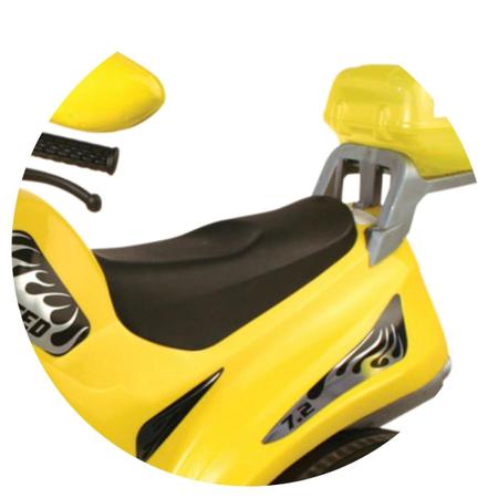 Imagem de Moto Infantil Meninos Meninas  Eletrica Speed Amarela
