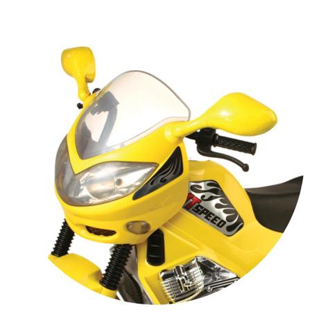 Imagem de Moto Infantil Meninos Meninas  Eletrica Speed Amarela