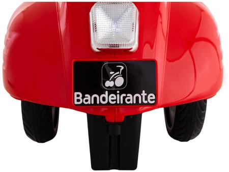 Mini Moto Elétrica Infantil 6V Lambreta Bandeirante 2903 Vermelha