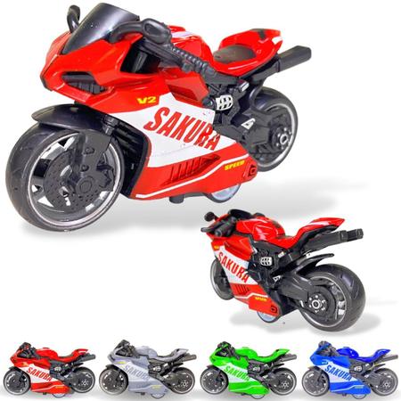 Preços baixos em Motocicleta de Corrida de brinquedo e de metal