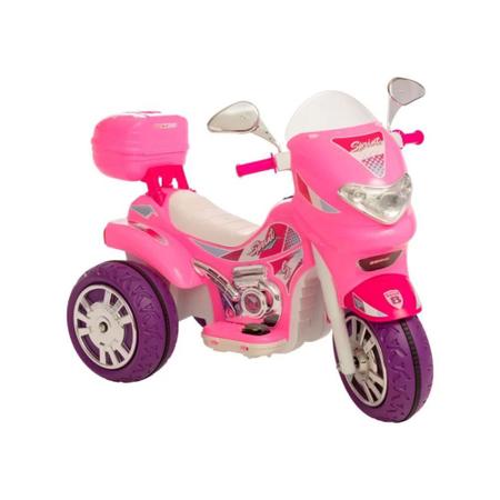 Moto Motinha Elétrica Menina Sprint Turbo Rosa Brinquedo Infantil 12V  Biemme 673 C/Capacete - Moto Elétrica Infantil - Magazine Luiza