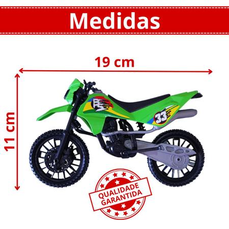 Brinquedo Moto De Trilha Cross Motocross Infantil 232 - Bs Toys