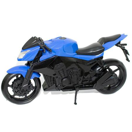 Motinha De Brinquedo Infantil Moto Naked 26 Cm Azul Roma - ShopJJ