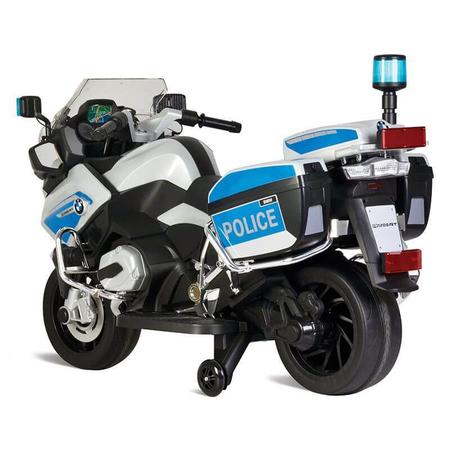 MOTO ELETRICA INFANTIL 6V BMW BRANCA BRINQUEDOS BANDEIRANTE 2627