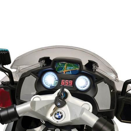 MOTO ELETRICA INFANTIL 6V BMW BRANCA BRINQUEDOS BANDEIRANTE 2627