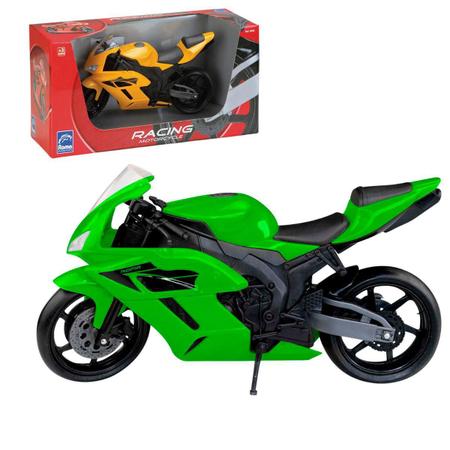 Roma moto corrida de brinquedo super bikes motor cycle verde em Promoção na  Americanas