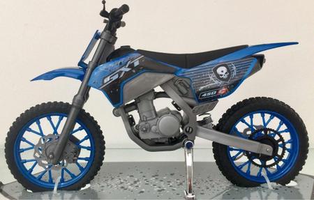 Moto de Corrida Super Cross SXT Branca Usual Brinquedos