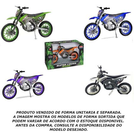 Moto de Corrida Super Cross sxt Roxa Usual Brinquedos no Shoptime