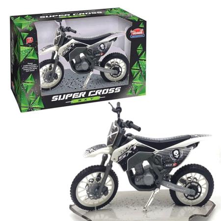 Moto Super Cross Sxt Pneus De Borracha E Suspensão Laranja