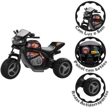 Mini Moto Elétrica infantil da Fácil Tec - 4 cores - Selo do Inmetro 