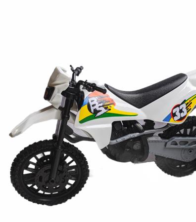 Moto Cross De Trilha Brinquedo Infantil Na Caixa Bs Toys