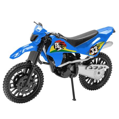 Moto Trilha Motocross Várias Cores 24cm Na Solapa 232 - Bs Toys