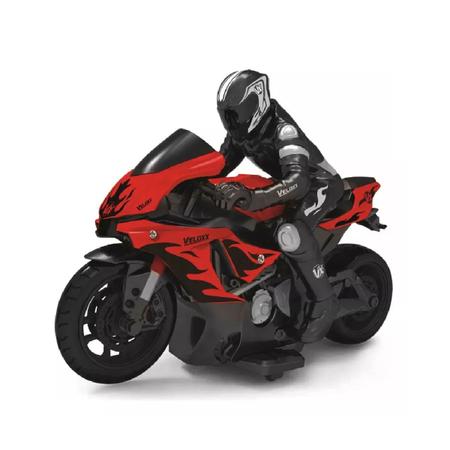 Imagem de Moto Veloxx Brinquedo Veloz Com Controle Remoto Unik Toys