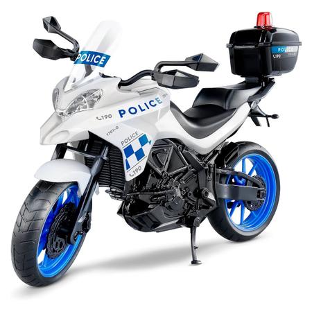 Imagem de Moto Viatura de Brinquedo Motocicleta Polícia Infantil Carro