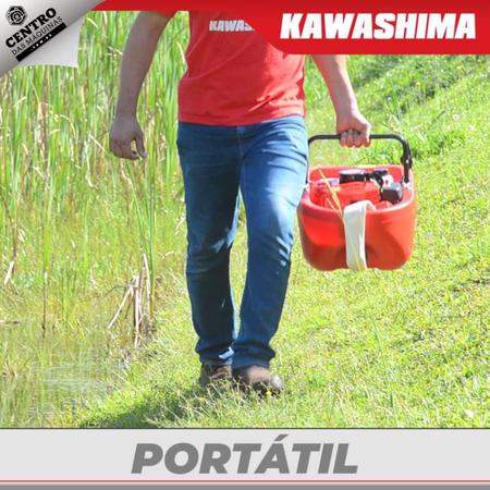 Imagem de Motobomba Flutuante á Gasolina Kawashima KWP15F4 43cc 2T Ideal Para Abastecimentos de Cisternas