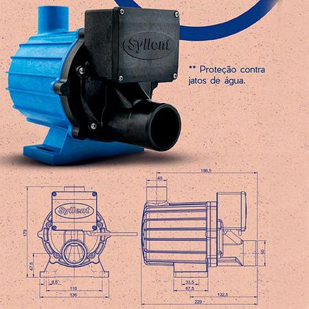 Imagem de Motobomba Hidromassagem Syllent Aqquant 1/3cv 220V Geração 2