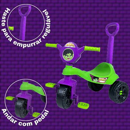 Motoca Infantil Vermelho Com Haste Removível Menino Velotrol Triciclo Baby  Dog Kendy Brinquedos - Velotrol e Triciclo a Pedal - Magazine Luiza