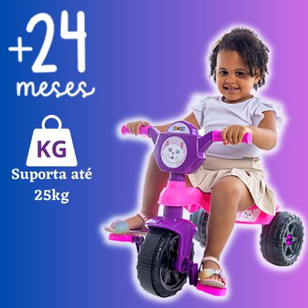 Triciclo Velotrol Motoca Infantil Menino Menina Empurrar