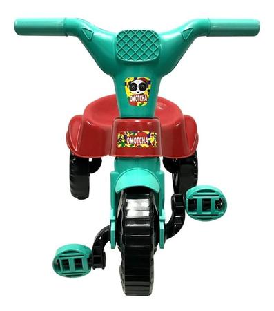 Motoca Infantil Triciclo Pedalar Menino Menina Cor Vermelho