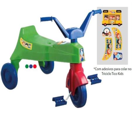 Triciclo Totoka Velotrol Infantil Motoca Tico-Tico Com Pedal - Velotrol e  Triciclo a Pedal - Magazine Luiza