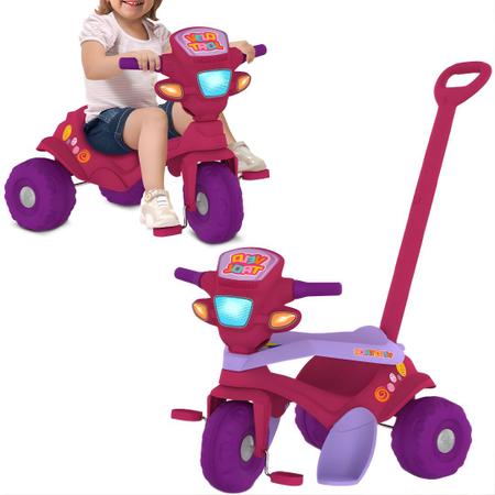 Triciclo Infantil Menina Passeio Motoca Motinha Criança Bebe - BANDEIRANTES  - Velotrol e Triciclo a Pedal - Magazine Luiza