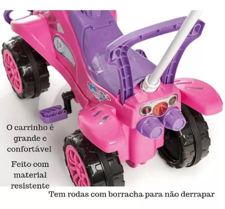 Motoca Quadriciclo Cross Turbo Calesita Pink - Carros a Pedal