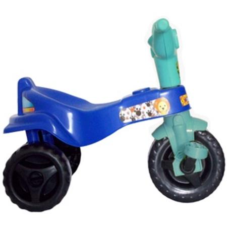 Triciclo Motoca Velotrol Tico Tico Infantil Azul Omotcha - Chic