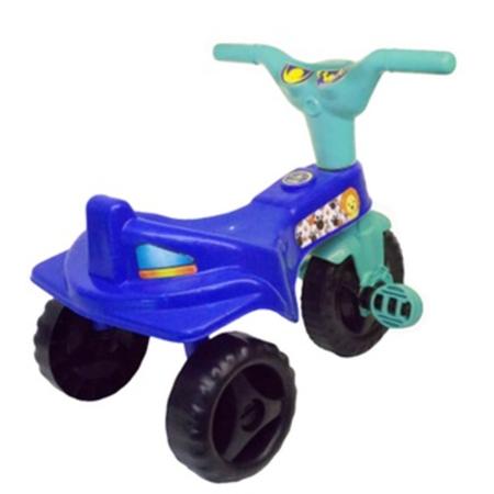 Triciclo Motoca Velotrol Tico Tico Infantil Azul Omotcha - Chic