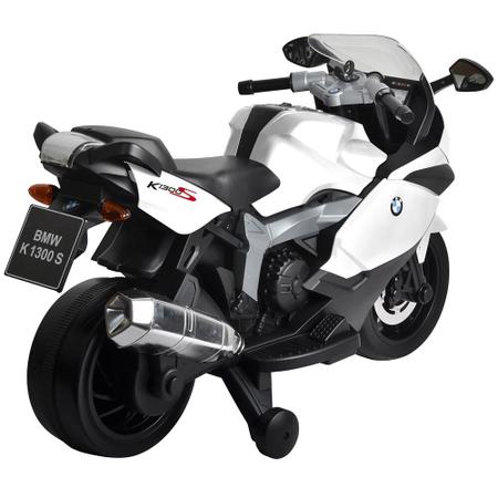 Moto Elétrica Infantil BMW K1300S Branca - Blanc Toys - Felicidade em  brinquedos