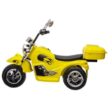 Imagem de Motocicleta Infantil Elétrica Com Retrovisores Som Luz Bateria 6v