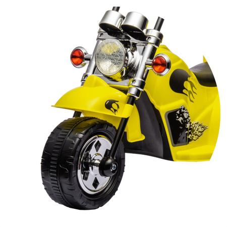 Imagem de Motocicleta Infantil Elétrica Com Retrovisores Som Luz Bateria 6v