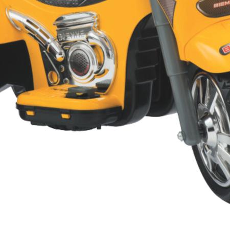 Moto Elétrica Infantil Sprint Turbo Amarelo 12V Biemme - Maçã