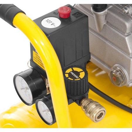 Imagem de Motocompressor 7,6 pcm 2hp 120 lbf/pol² 24L monofásico 127V profissional leve mcv076 - Vonder