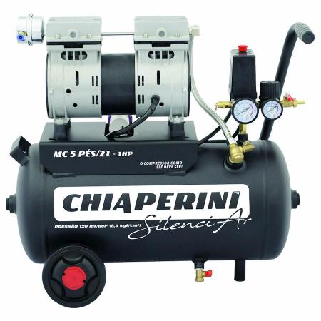 Imagem de Motocompressor Sem Óleo SilenciAr 21L 220V 023620 Chiaperini