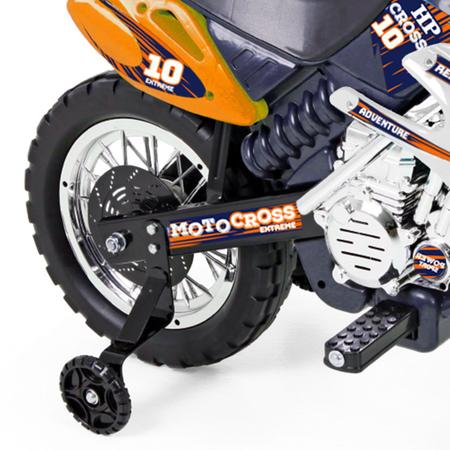 Moto Elétrica Infantil 6v - Motocross Azul - 241 - Xplast - Real