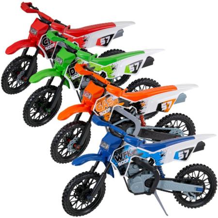 Moto Trilha Moto Cross Diversão Para Crianças Tamanho 18 cm TS Toys  Aventura