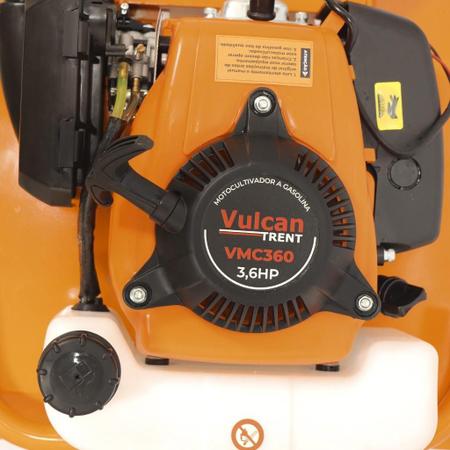 Imagem de Motocultivador Micro Trator Tipo Tobata Tobatinha Microtrator Tratorito Motor Cultivador Vulcan VMC-360 4T 3,6HP 53cc Modelo Compacto e Leve Ideal Para Praticidade na Operação em Áreas Rurais