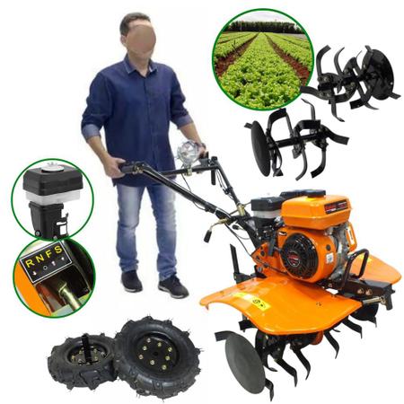 Motor Cultivador Microtrator Micro Trator Tratorzinho Tratorito  Descompactador Motocultivador Vulcan VMC 360 4 Tempos 3,6HP 53 Cilindradas  Com 16 Facas Cultivadoras Ideal na Descompactação de Areia - Motocultivador  - Magazine Luiza