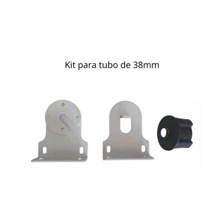 Imagem de Motor Tubular 1,2N Bivolt Com Controle Remoto Para Cortina Persiana Tela de Projeção