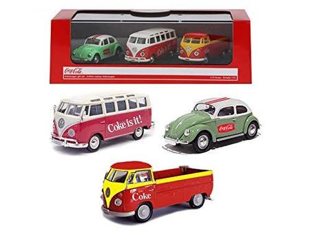 Imagem de Motorcity Classics VW Coca Cola Gift Set 1:72 - 3 Modelos Diecast