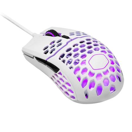 Imagem de Mouse com fio Cooler Master MM711 Branco Glossy, 16.000DPI