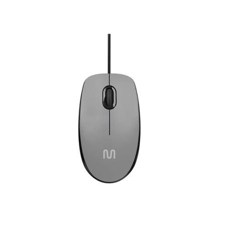 Imagem de Mouse Com Fio MF400 Conexão USB 1200dpi Cabo de 180cm 3 Botões Clique Silencioso Multilaser