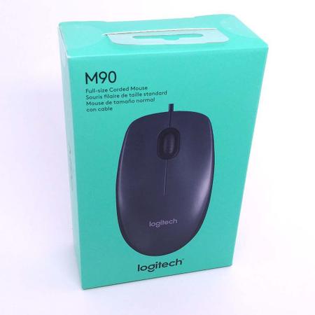 Imagem de Mouse com fio USB Logitech M90 Preto 1000dpi