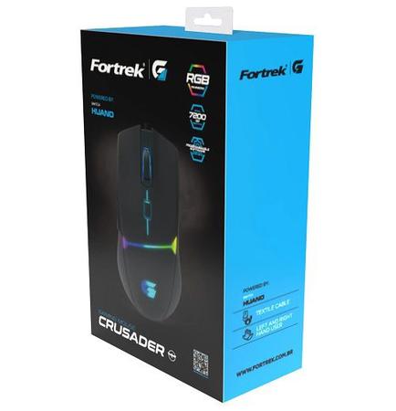 Imagem de Mouse Gamer Fortrek Crusader 7200 Dpi Preto