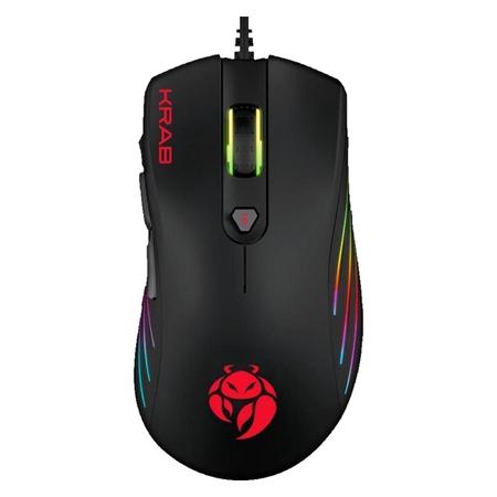 Imagem de Mouse Gamer Krab Specter KBGMR20 RGB / 10000DPI / USB - Preto