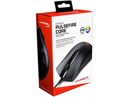 Imagem de Mouse Gamer Pulsefire Core 6200DPI RGB HX-MC004B - Hyperx