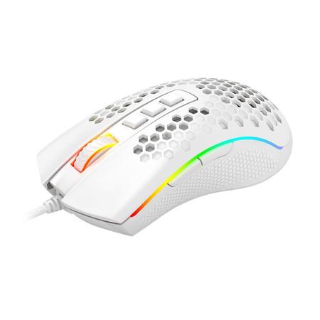 Imagem de Mouse Gamer Redragon Storm Elite Lunar White, 16000 DPI, 8 Botões Programáveis - M988W-RGB