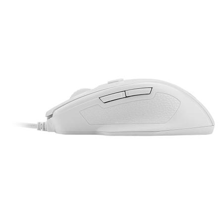 Imagem de Mouse Gamer Redragon Tiger 2, LED Vermelho, 3200 DPI, USB, Ergonômico, Branco Lunar White - M709W