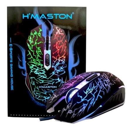 Mouse Gamer X5 3200 Dpi Alta Precisão 6 Botões Rgb - H-ma - Mouse